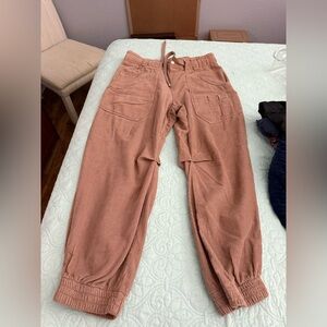We The Free Corduroy Jogger  Pants in Tan